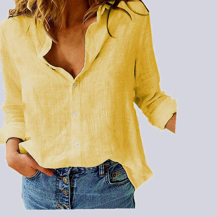 Wearclo | Women's Oversized Button-Up Shirt