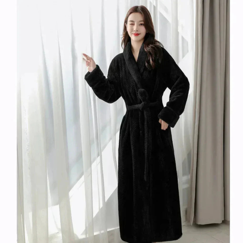 Wearclo | Women's Plush Hooded Robe