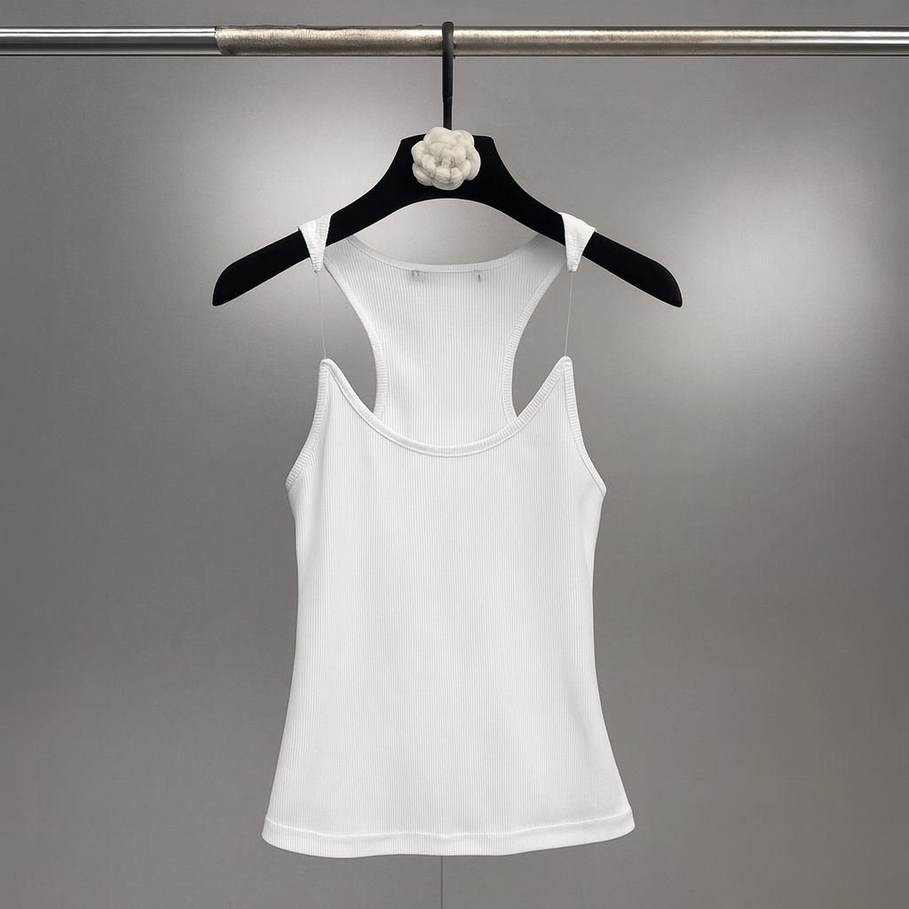Wearclo | Women's Ribbed Racerback Tank Top