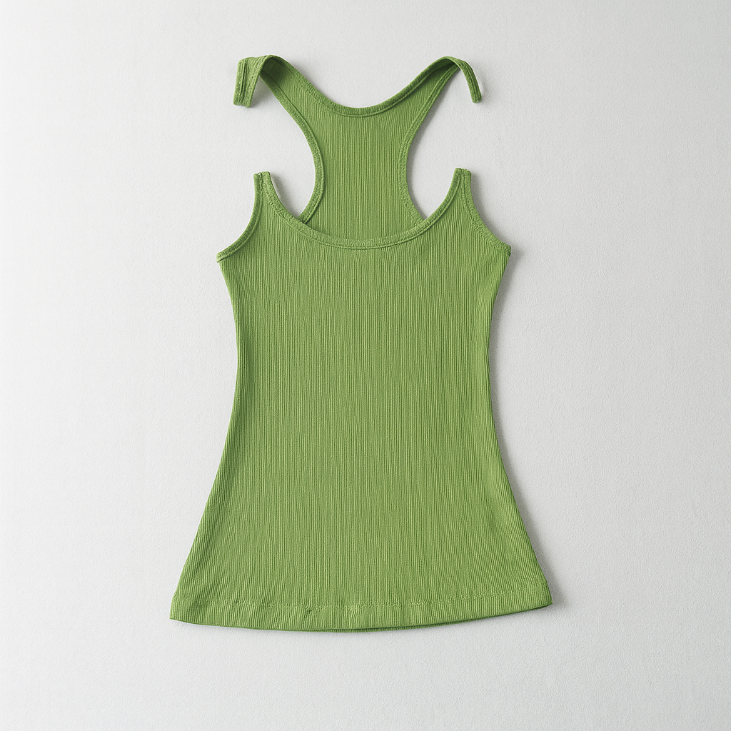 Wearclo | Women's Ribbed Racerback Tank Top