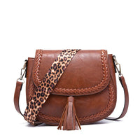 Wearclo | Women's Saddle Bag with Tassel Detail