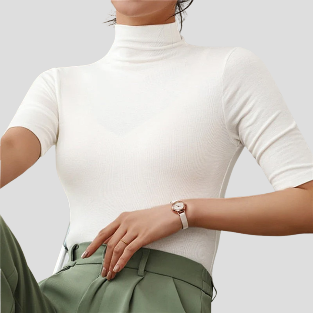 Wearclo | Women's Seamless Turtleneck Top