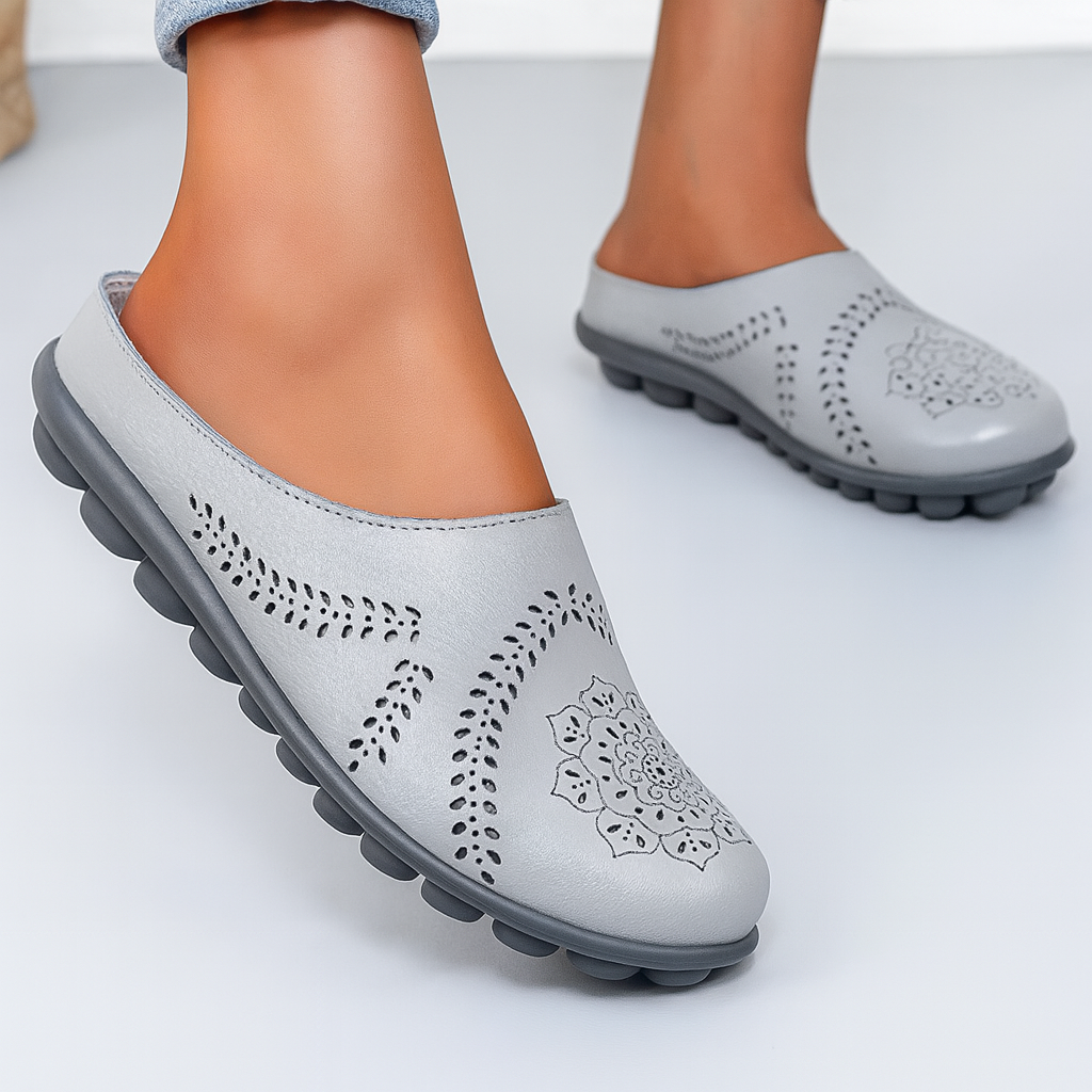 Wearclo | Women's Slip-On Sandals Cutout Design