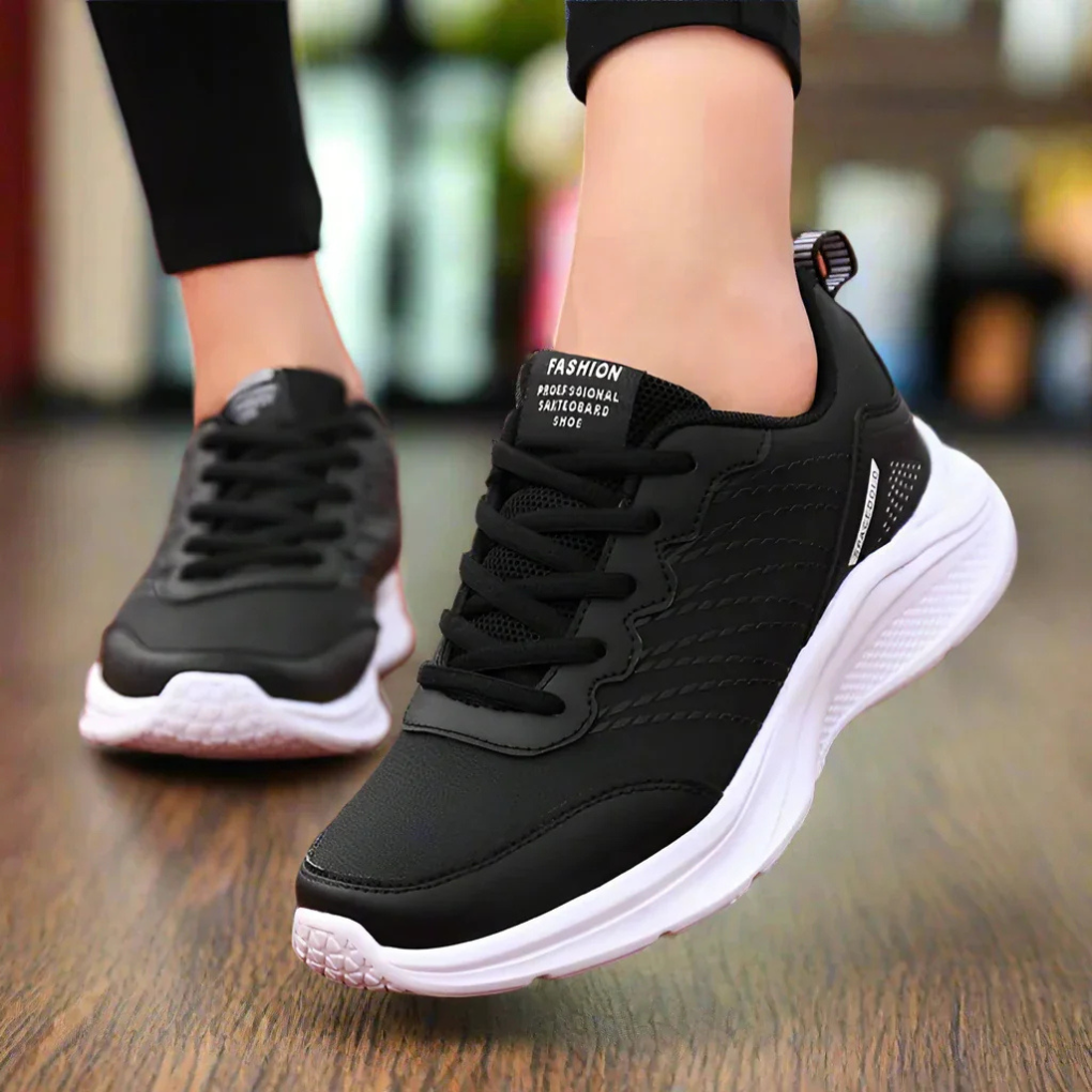 Wearclo | Women's Slip-Resistant Athletic Shoes with Lace-Up Closure