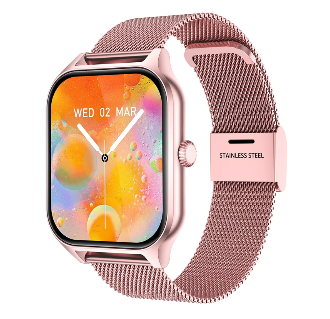 Wearclo | Women's Smartwatch with Health Tracking and Mesh Strap