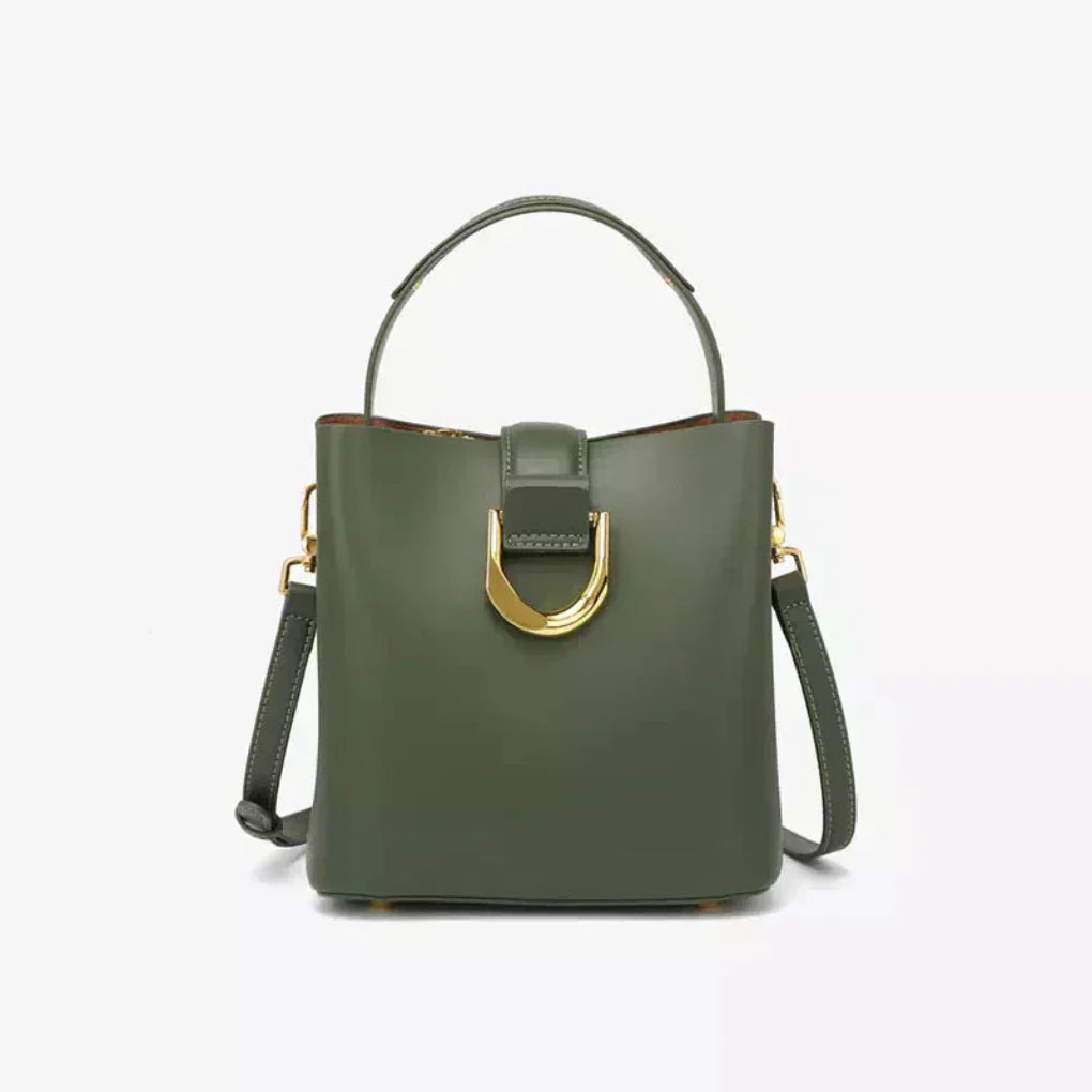 Wearclo | Women's Structured Bucket Handbag