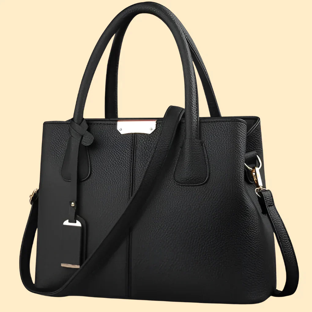 Wearclo | Women's Structured Tote Bag with Top Handles
