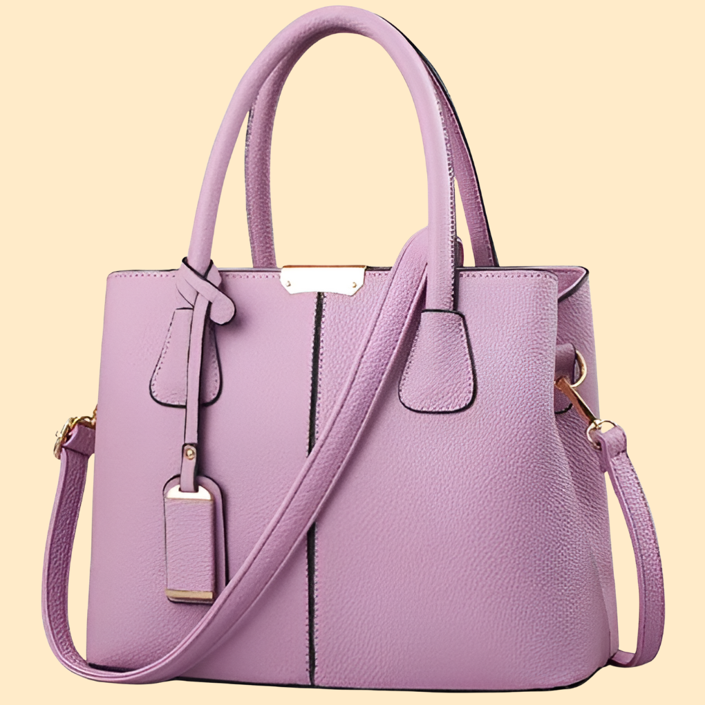 Wearclo | Women's Structured Tote Bag with Top Handles