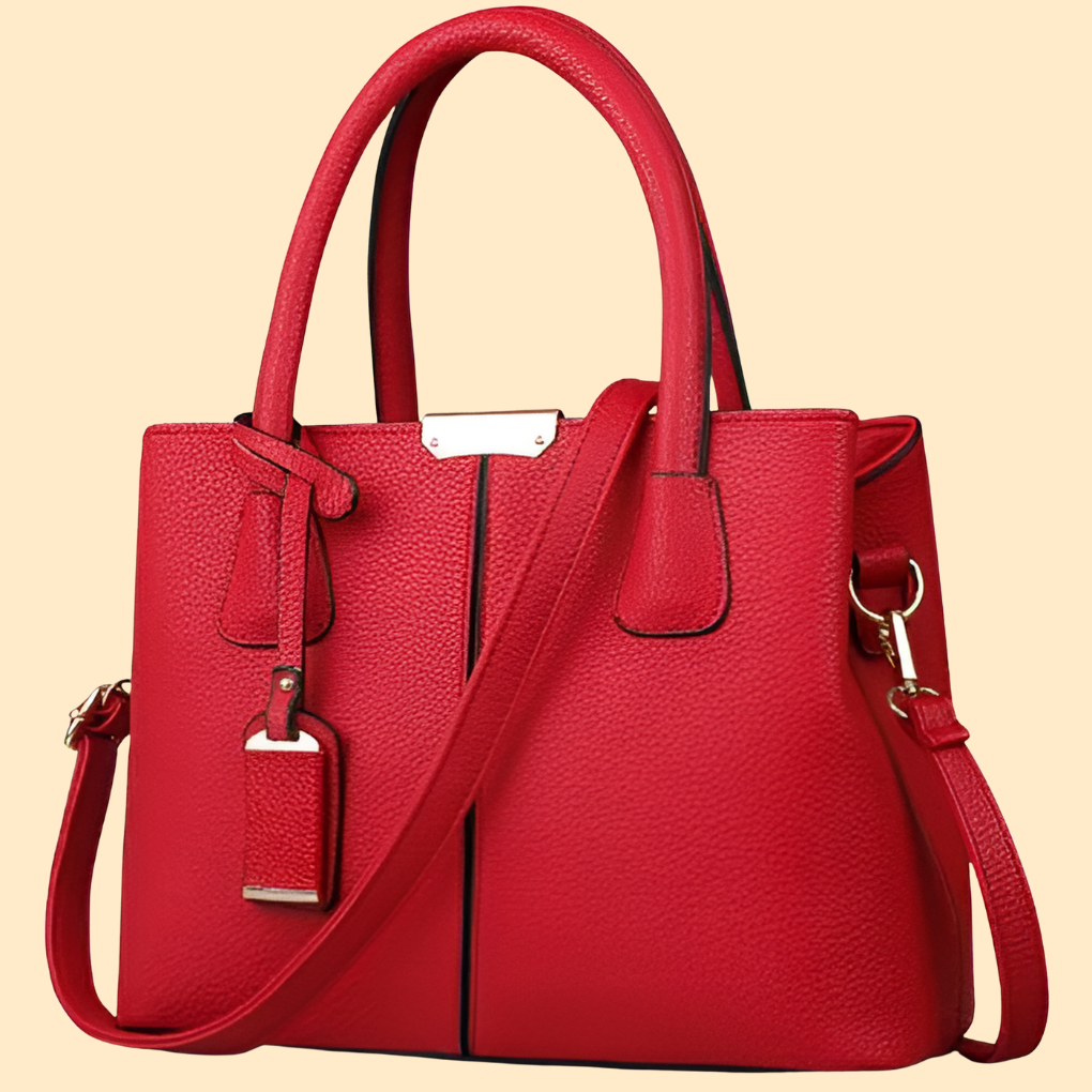 Wearclo | Women's Structured Tote Bag with Top Handles