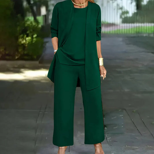 Wearclo | Women's Three-Piece Pantsuit Set