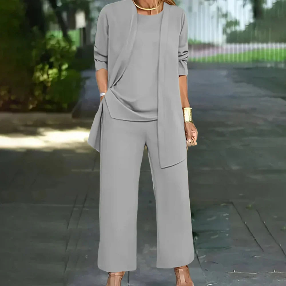 Wearclo | Women's Three-Piece Pantsuit Set
