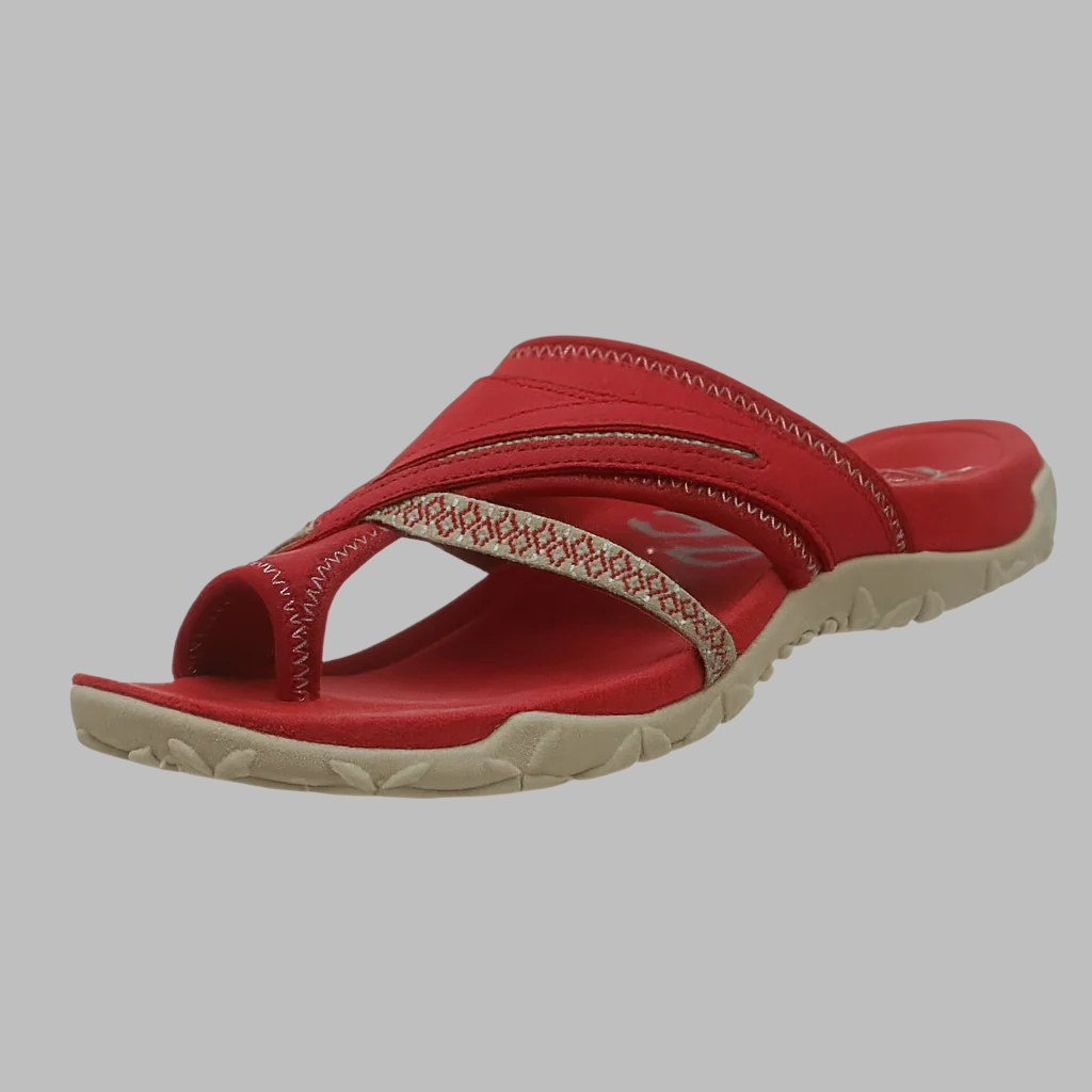Wearclo | Women's Toe Post Sandals with Crossover Straps