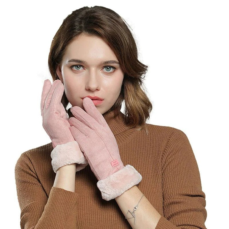 Wearclo | Women's Touchscreen Warm Winter Gloves