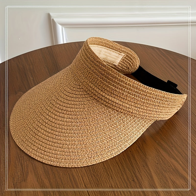 Wearclo | Women's Wide Brim Sun Visor Hat