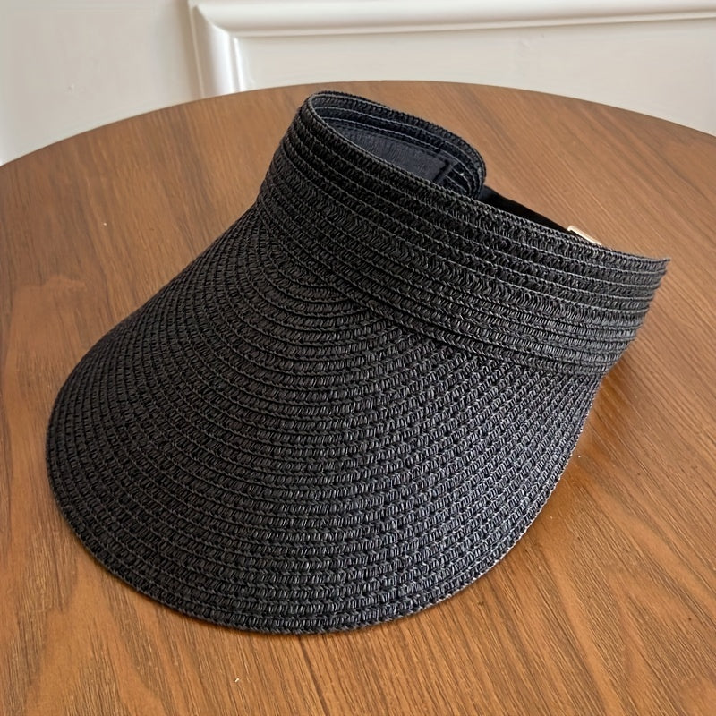 Wearclo | Women's Wide Brim Sun Visor Hat