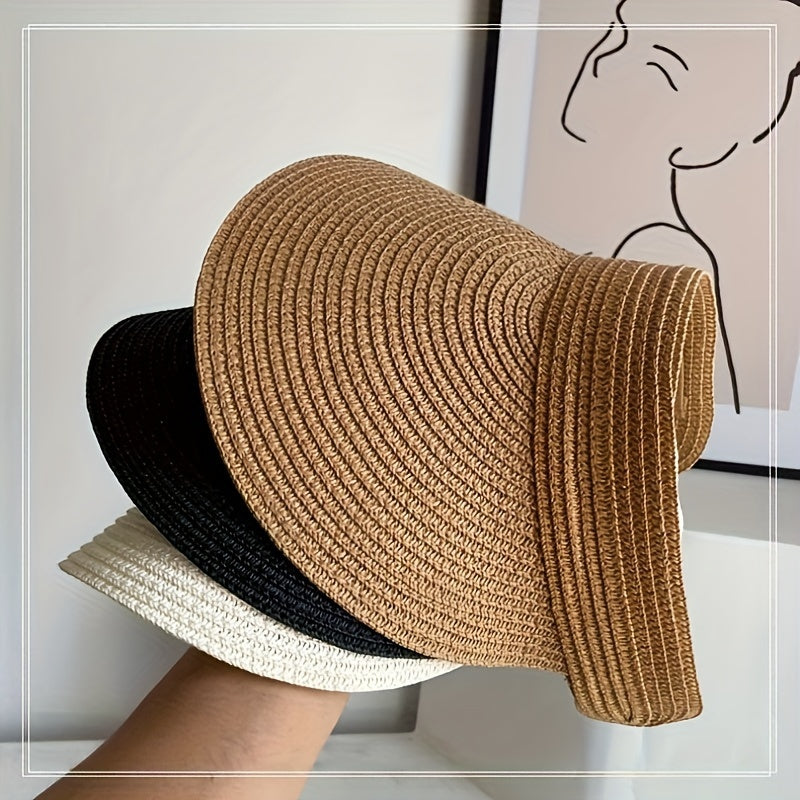 Wearclo | Women's Wide Brim Sun Visor Hat