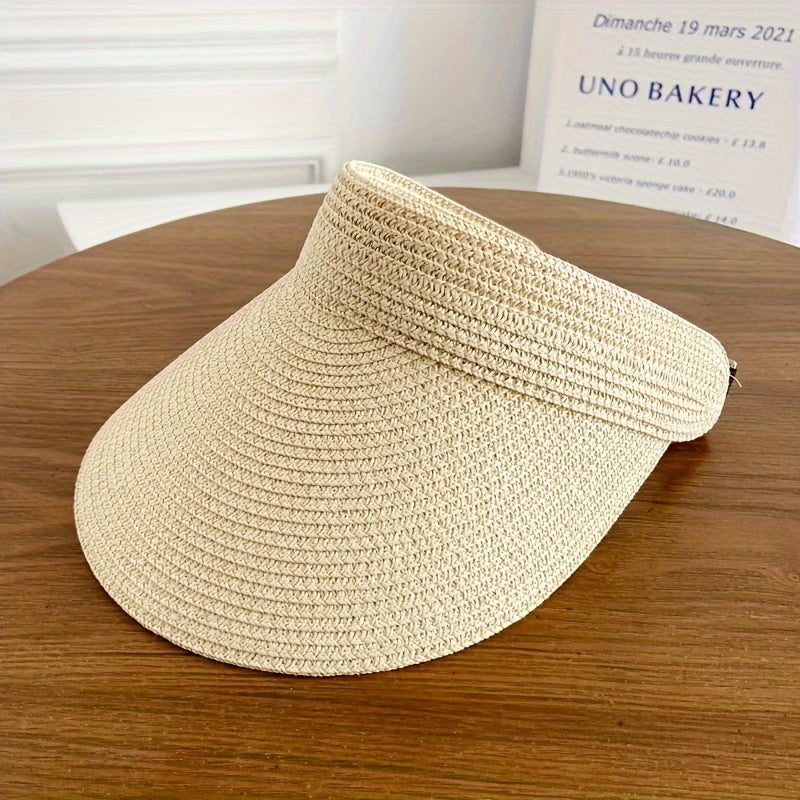 Wearclo | Women's Wide Brim Sun Visor Hat