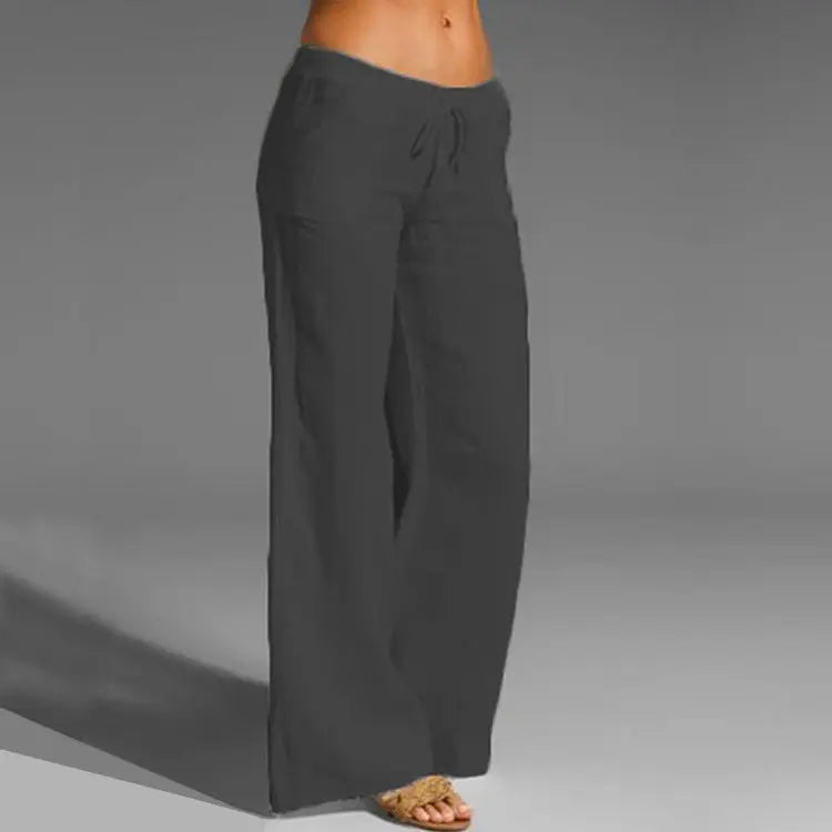Wearclo | Women's Wide Leg Casual Trousers