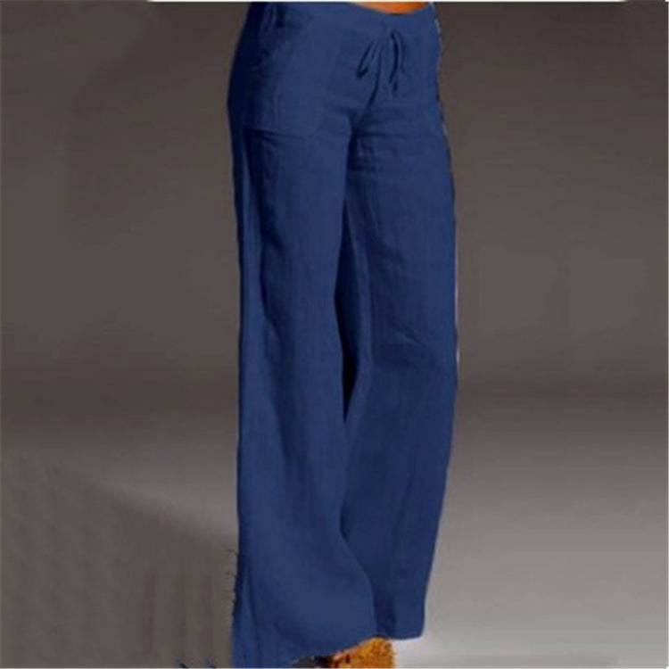 Wearclo | Women's Wide Leg Casual Trousers