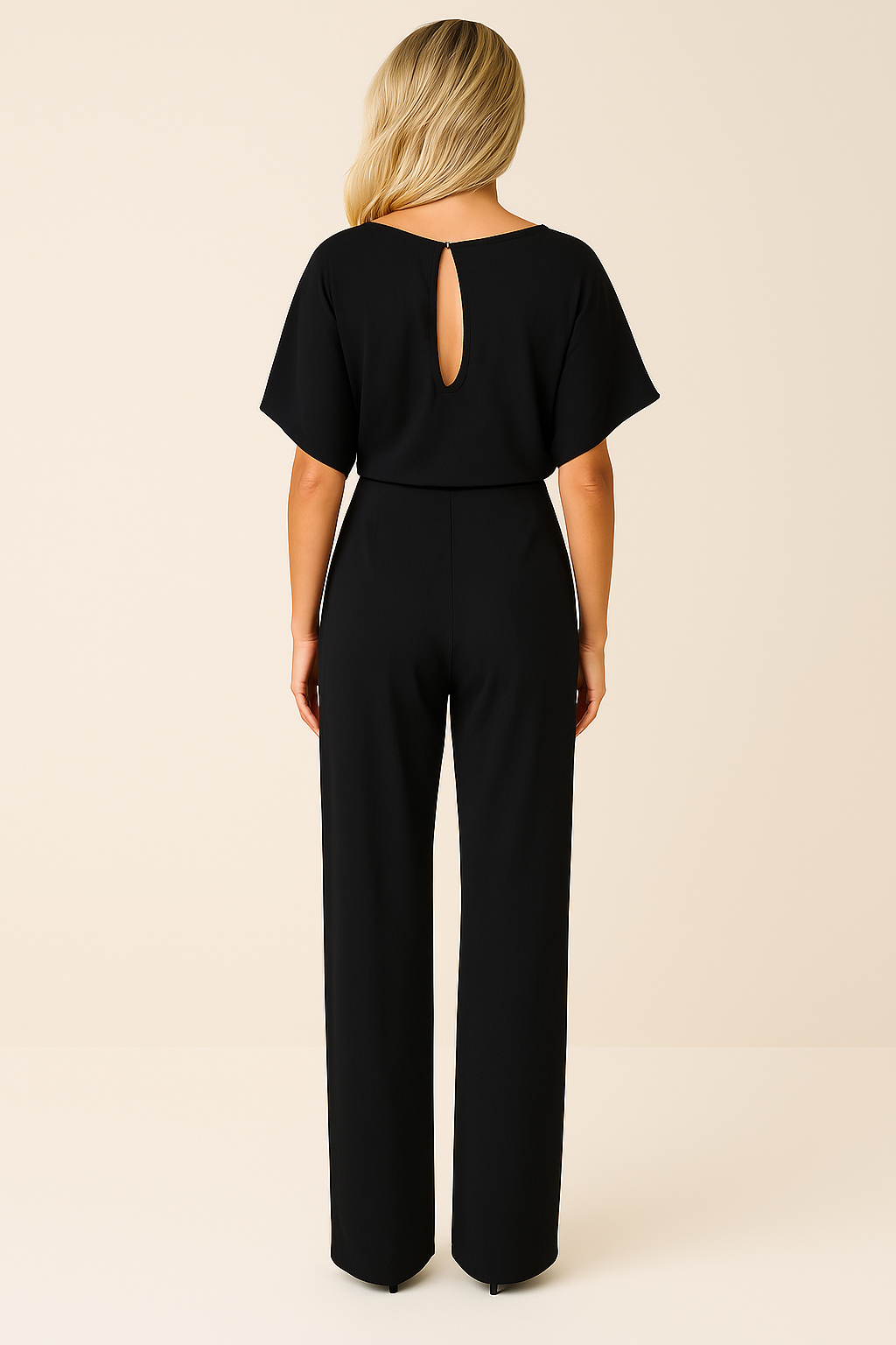 Wearclo | Women's Wide Leg Jumpsuit with Belt