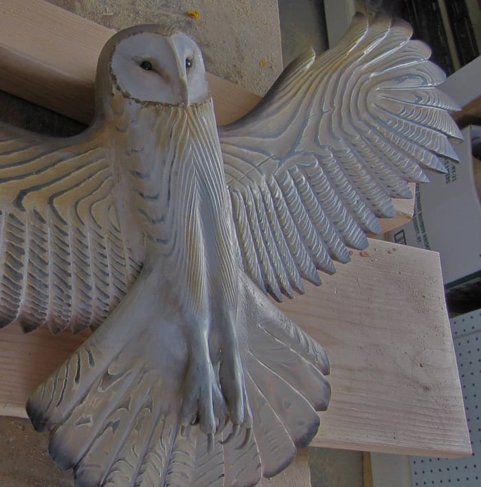 Wearclo | Wooden Wall Decoration – Owl “Majestic”