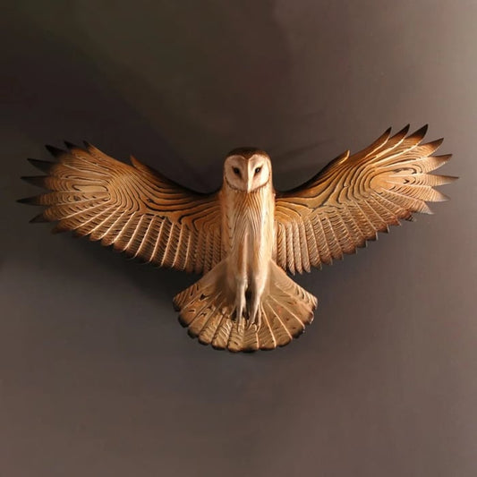 Wearclo | Wooden Wall Decoration – Owl “Majestic”