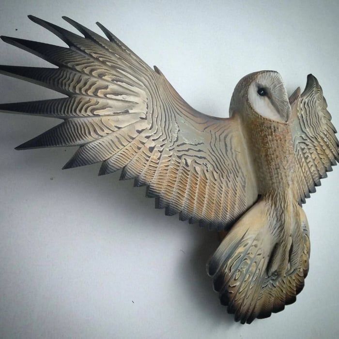 Wearclo | Wooden Wall Decoration – Owl “Majestic”
