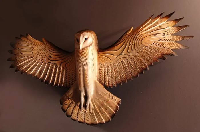 Wearclo | Wooden Wall Decoration – Owl “Majestic”