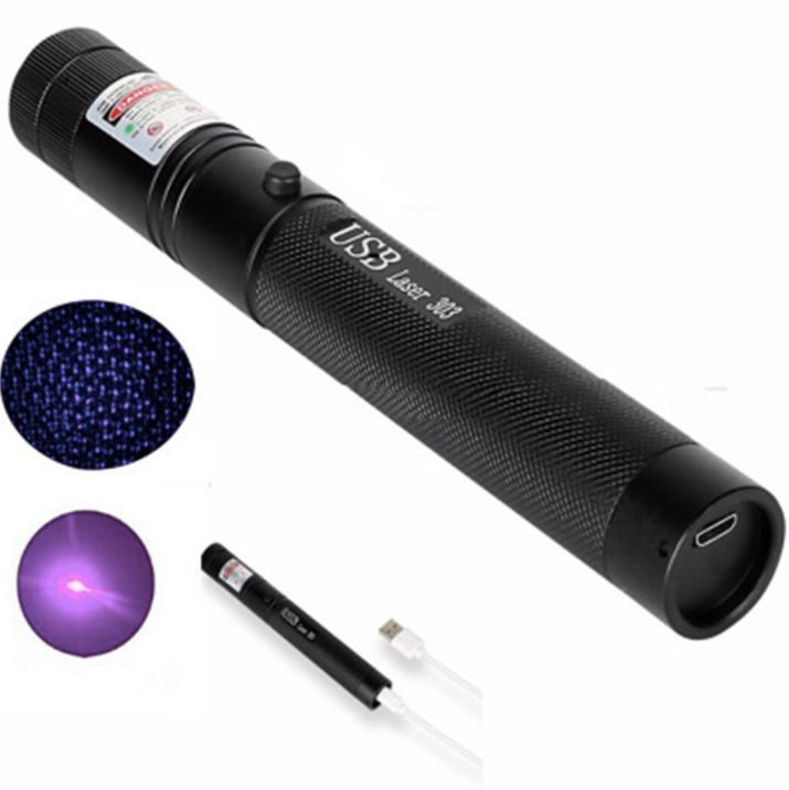 Wearclo | Zelara-Power Laser Pointer 303 - Rechargeable Visible USB Laser Pointer with High Power