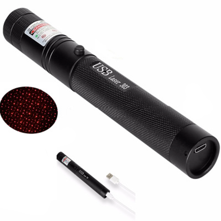 Wearclo | Zelara-Power Laser Pointer 303 - Rechargeable Visible USB Laser Pointer with High Power