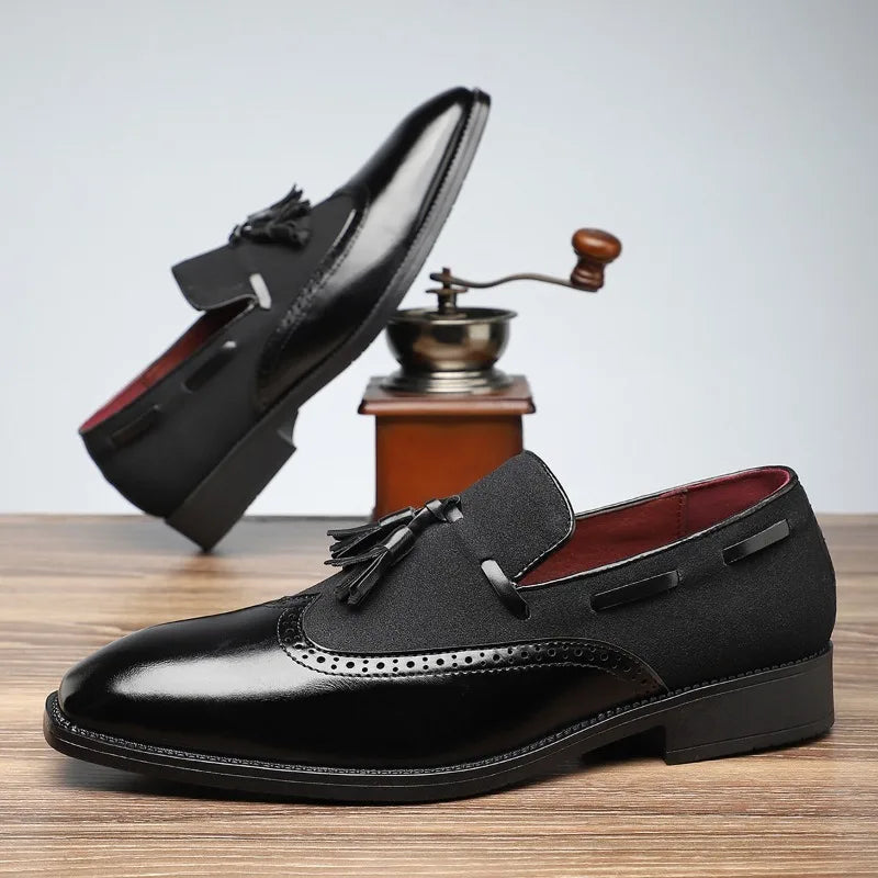 Image of Wes | Men's Tassel Slip-On Dress Shoes