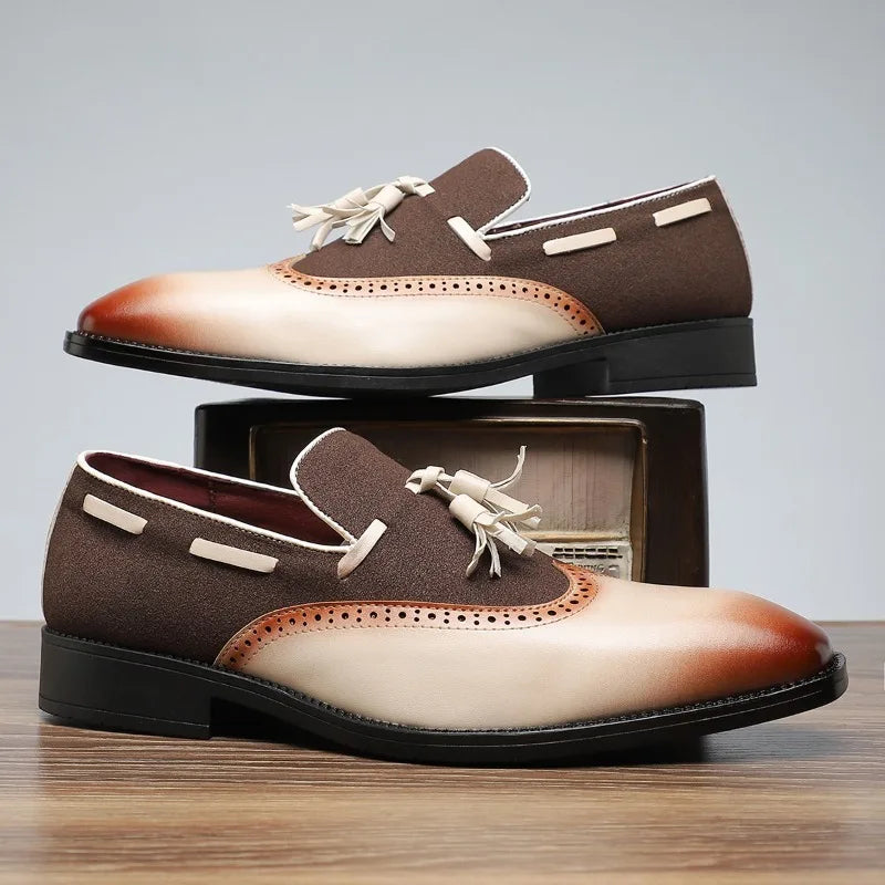 Image of Wes | Men's Tassel Slip-On Dress Shoes