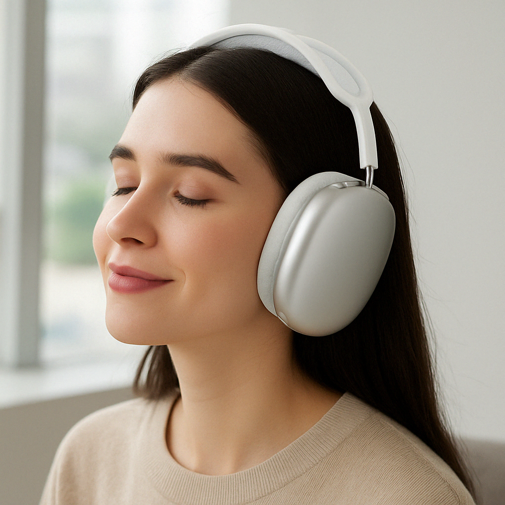 Wireless Bluetooth Headphones with Active Noise Cancellation – Comfortable and High Quality