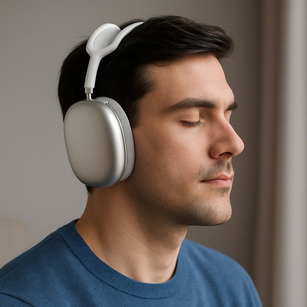 Wireless Bluetooth Headphones with Active Noise Cancellation – Comfortable and High Quality