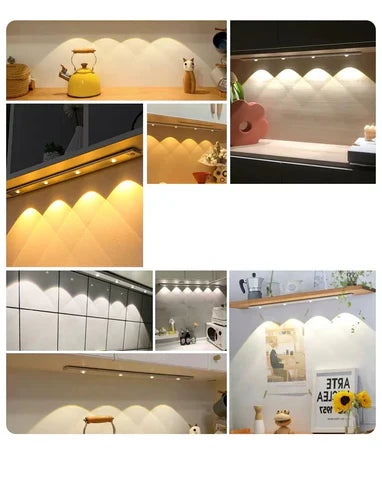Wireless LED Lamp with Motion Sensor and Dimmable Light Color