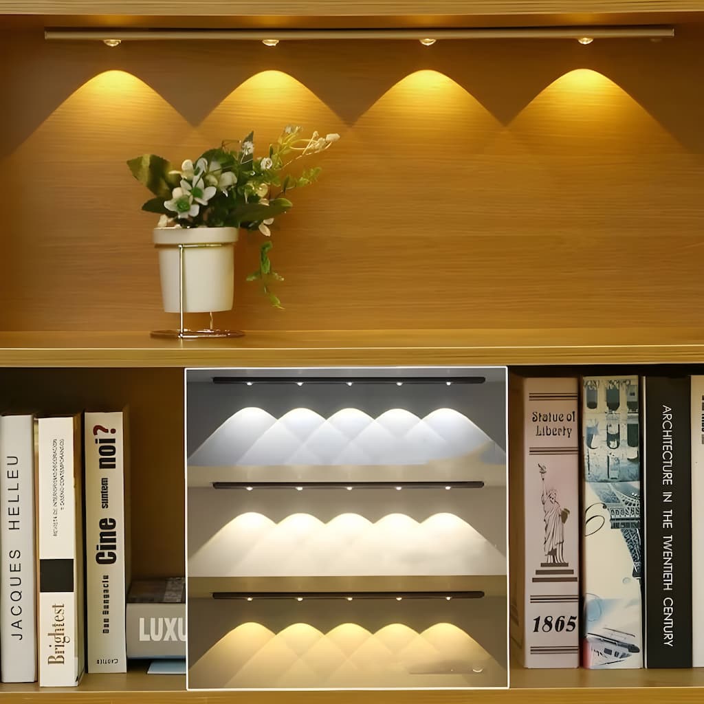 Wireless LED Lamp with Motion Sensor and Dimmable Light Color