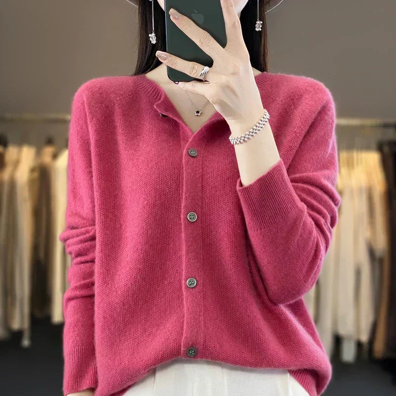 Women's Australian Merino Wool Knit Sweater