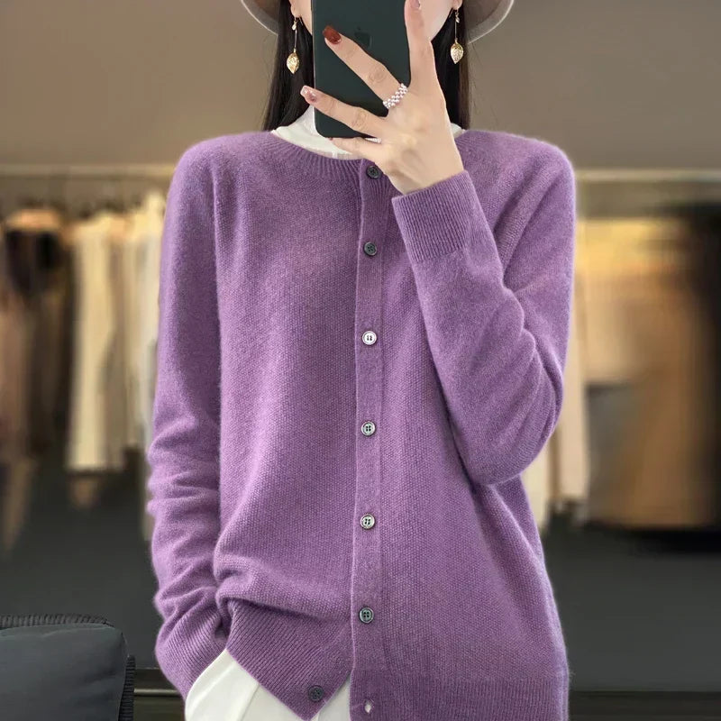 Women's Australian Merino Wool Knit Sweater