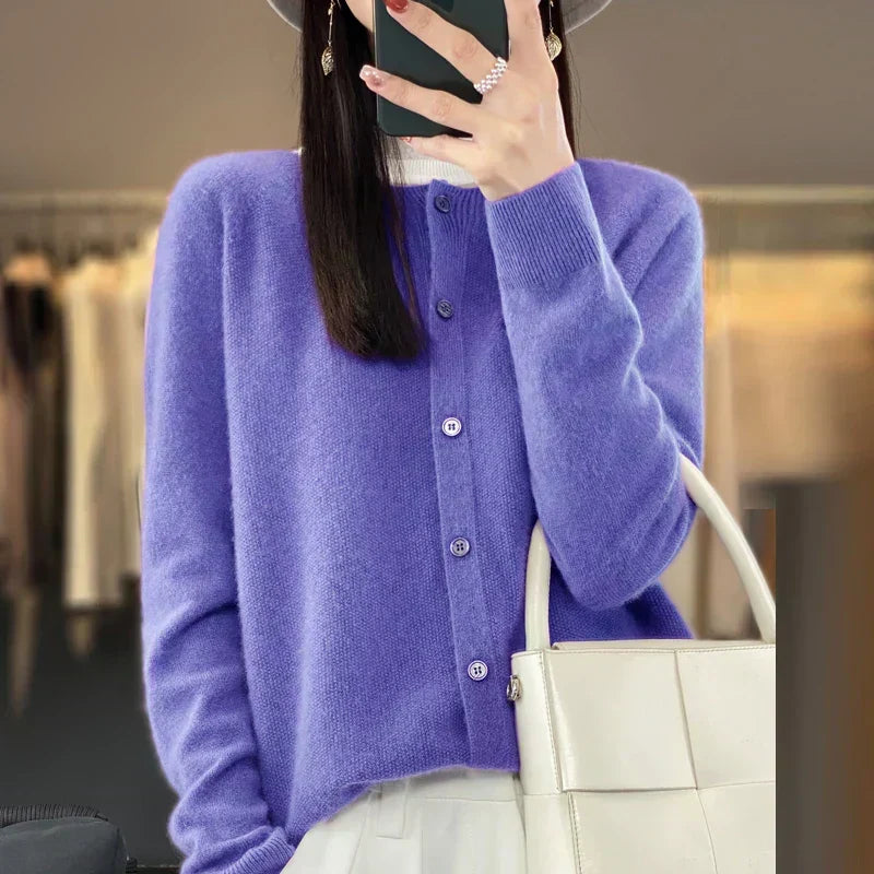 Women's Australian Merino Wool Knit Sweater