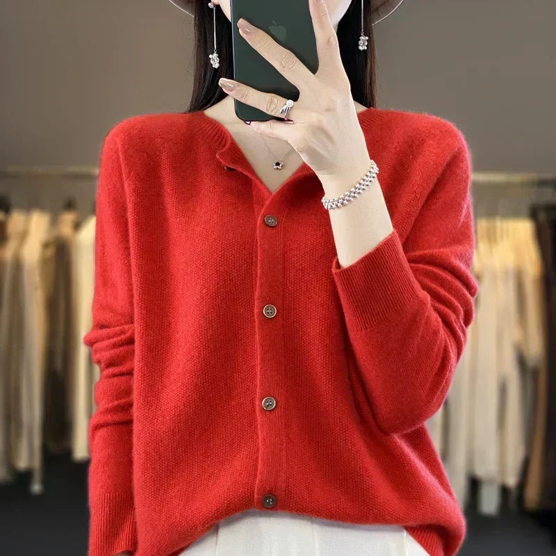 Women's Australian Merino Wool Knit Sweater
