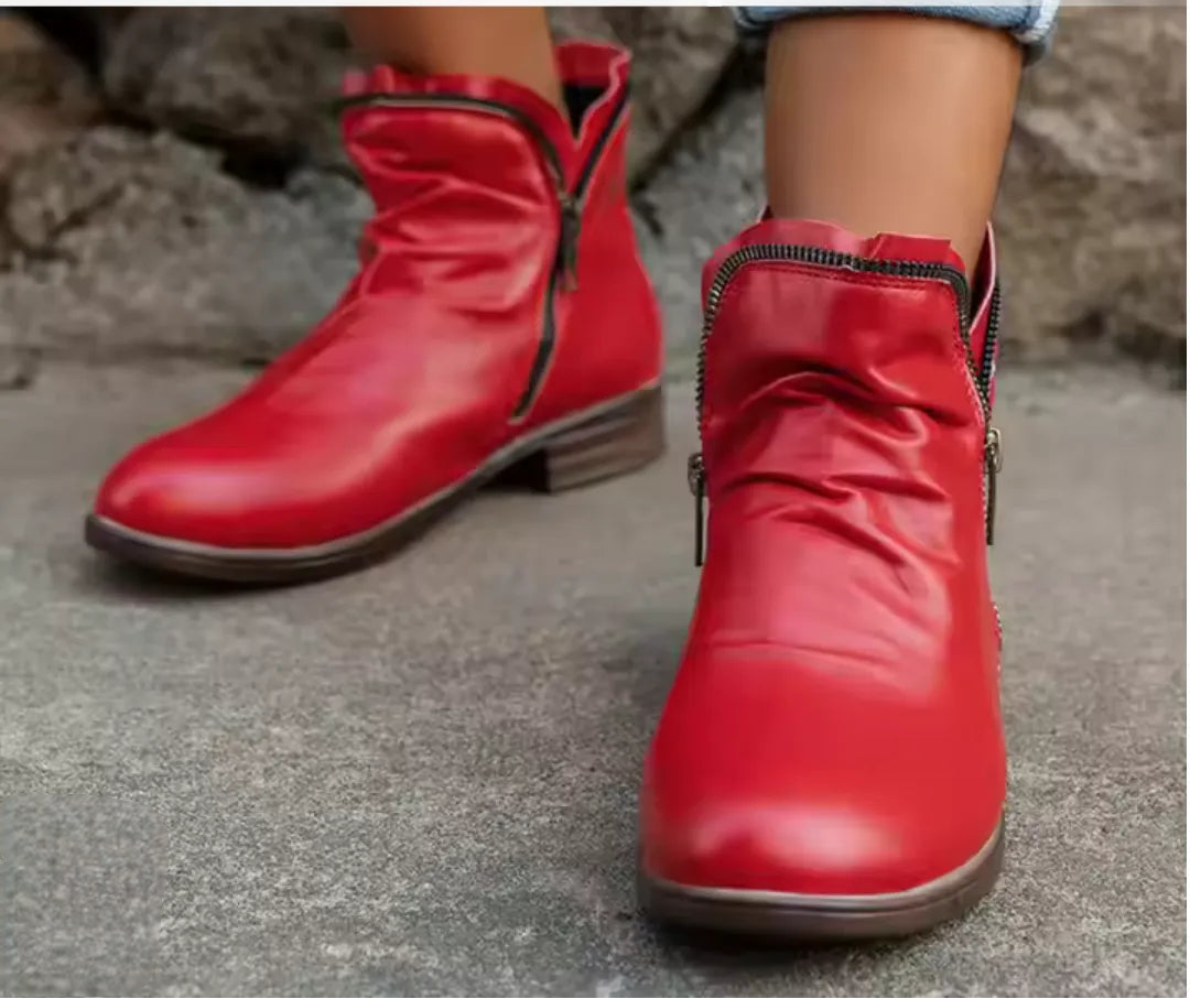 Women's Autumn Ankle Boots with Ergonomic Comfort