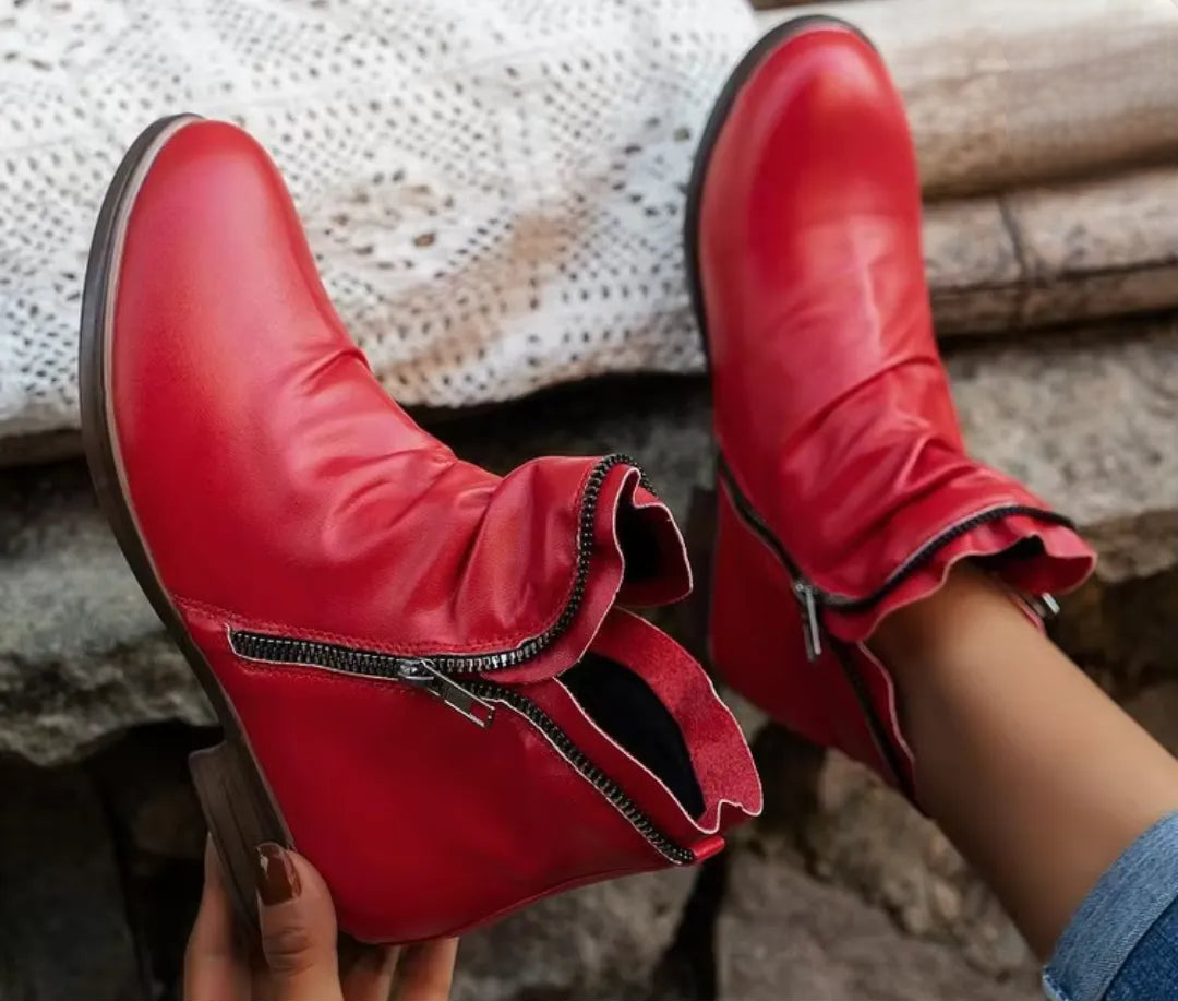Women's Autumn Ankle Boots with Ergonomic Comfort