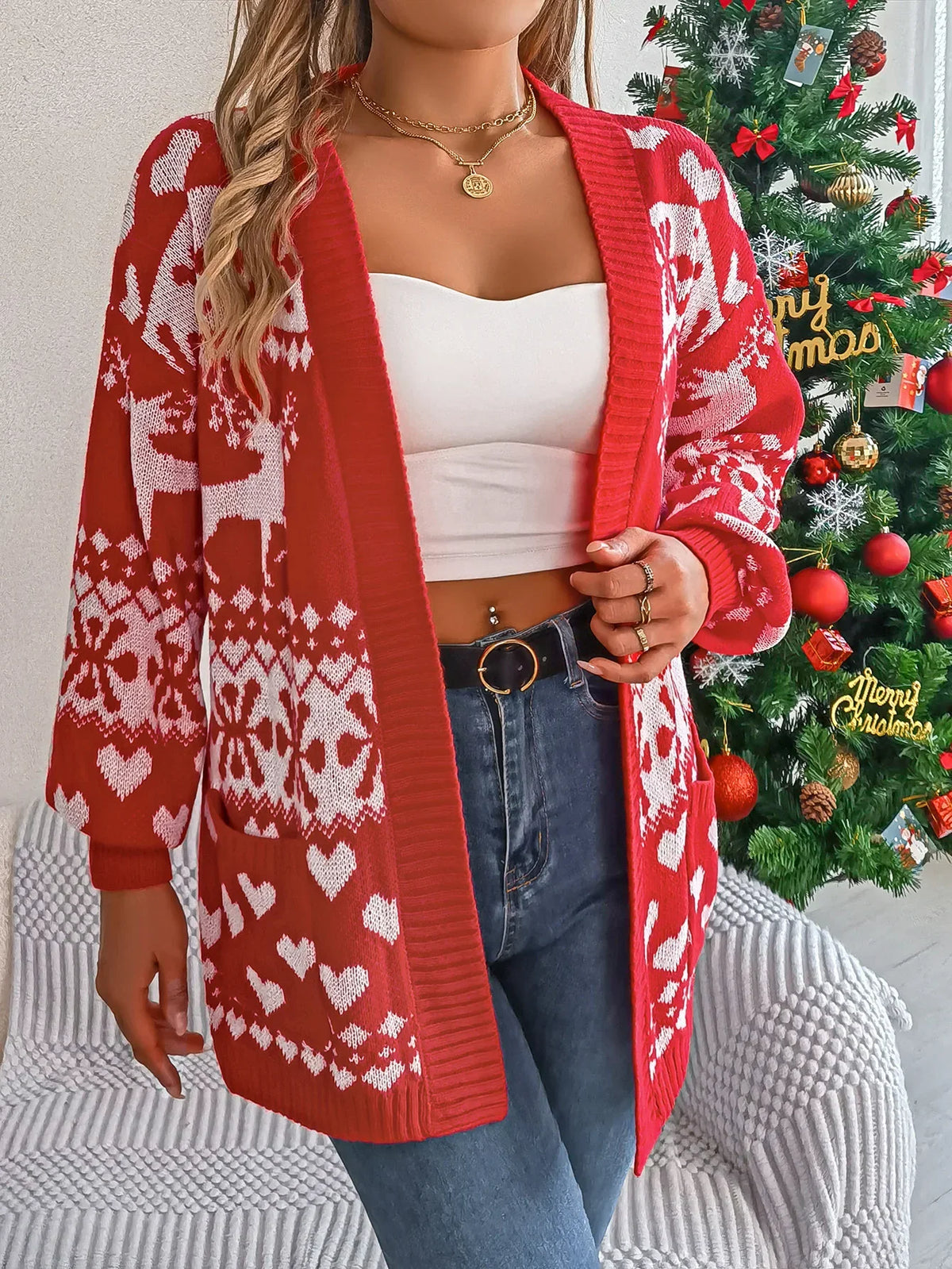 Women's Christmas Cardigan