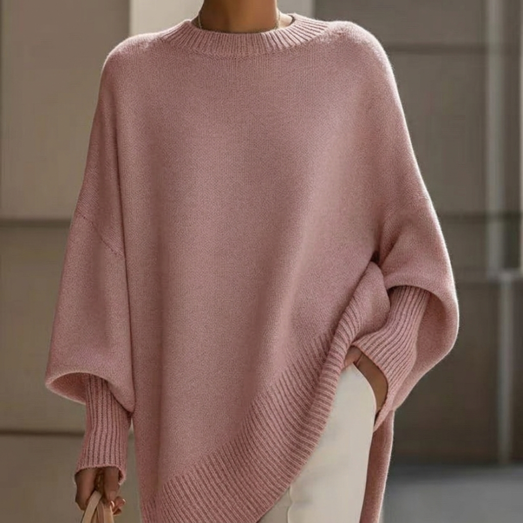 Women's Chunky Knit Crew Neck Sweater
