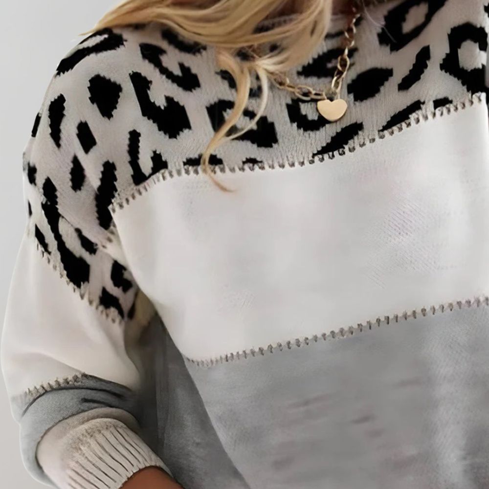 Women's Elegant V-Neck Knit Sweater – Fine-Knit Pullover