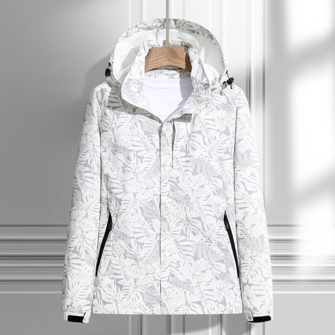 Women's Everyday Waterproof Zip-Up Hooded Jacket