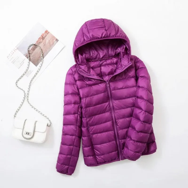 Women's Fitted Reversible Down Jacket