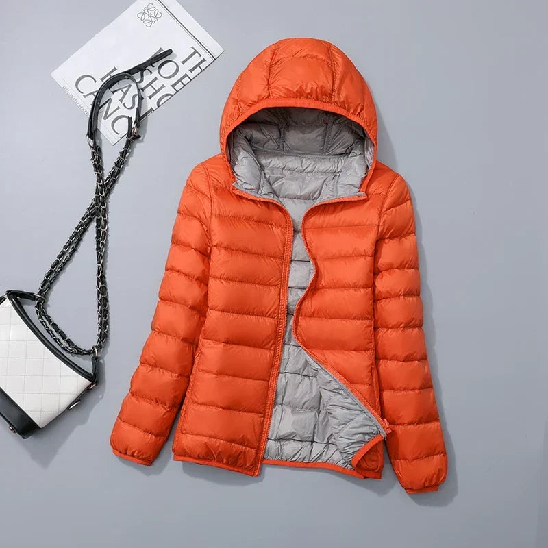 Women's Fitted Reversible Down Jacket