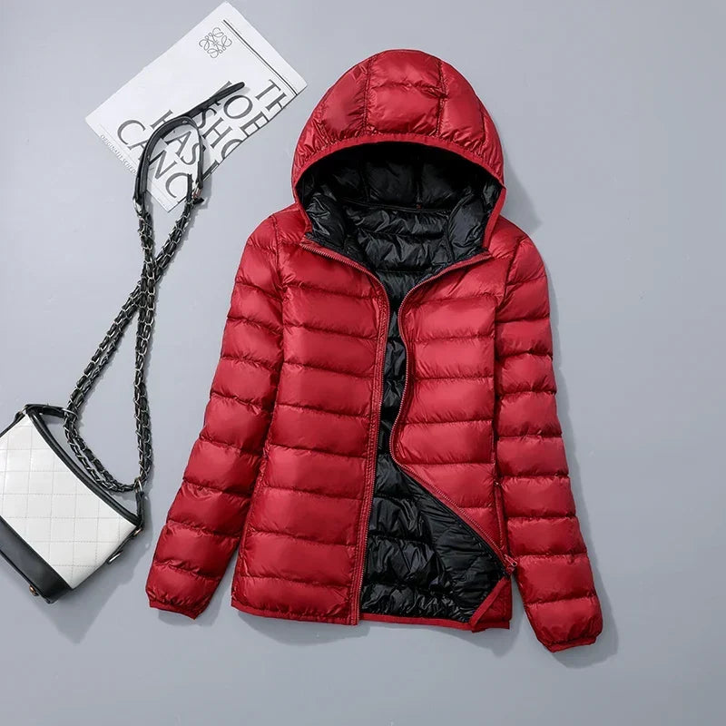 Women's Fitted Reversible Down Jacket
