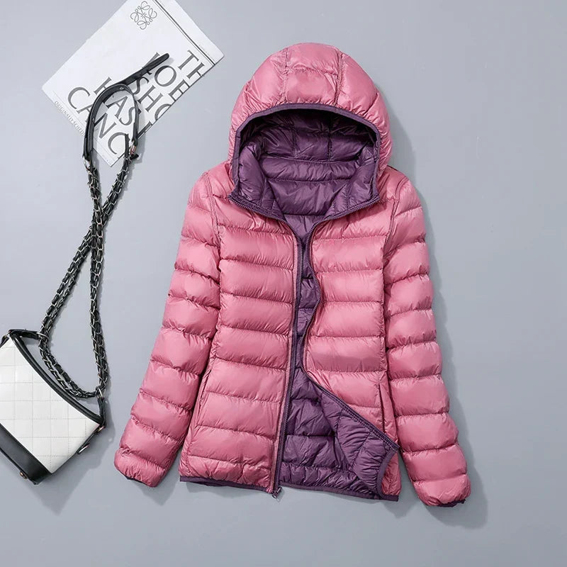 Women's Fitted Reversible Down Jacket